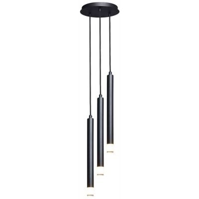 Lampa wisząca 3x5 W czarna-przezroczysta 72358 Rabalux Ramira