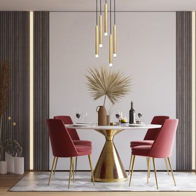 Lampa wisząca 5x5 W przezroczysta-złota 72361 Rabalux Ramira