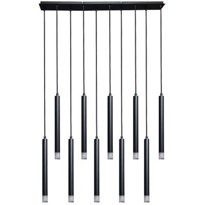 Lampa wisząca x5 W czarna-przezroczysta 72364 Rabalux Ramira