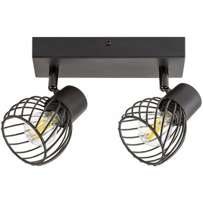 Lampa podsufitowa 2x10 W czarna 73002 Rabalux Aberama