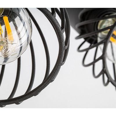 Lampa podsufitowa 2x10 W czarna 73002 Rabalux Aberama