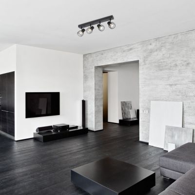 Lampa podsufitowa 4x10 W czarna 73004 Rabalux Aberama