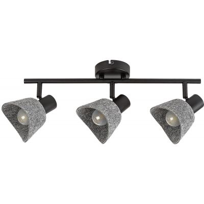 Lampa podsufitowa 3x10 W czarna-szara 73007 Rabalux Farelia