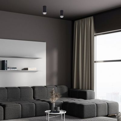 Lampa podsufitowa 1x35 W czarna 73030 Rabalux Senobia