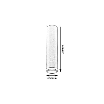 Lampa podsufitowa 1x35 W czarna 73031 Rabalux Senobia