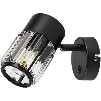 Kinkiet 1x15 W czarny-przezroczysty 73059 Rabalux Venaro