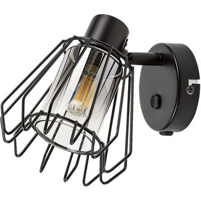 Kinkiet 1x40 W czarny-przydymiony 73067 Rabalux Emerencia