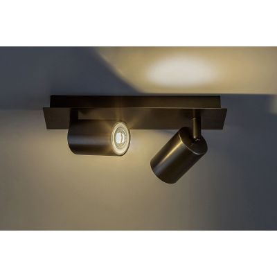 Lampa podsufitowa 2x15 W szara 73072 Rabalux Gerhard