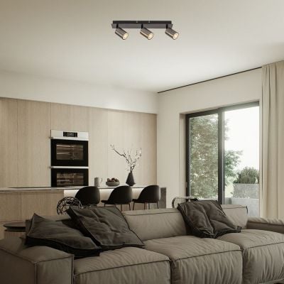 Lampa podsufitowa 3x15 W szara 73073 Rabalux Gerhard