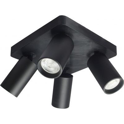Lampa podsufitowa 4x7 W czarna 73084 Rabalux Yorli