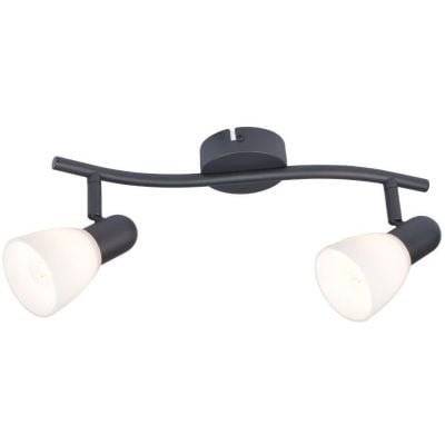 Lampa podsufitowa 2x40 W czarna 73092 Rabalux Soma