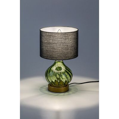Lampa stołowa 1x25 W czarna-zielona 74033 Rabalux Pirelo