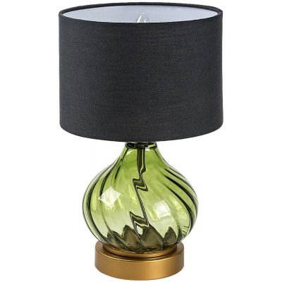 Lampa stołowa 1x25 W czarna-zielona 74033 Rabalux Pirelo