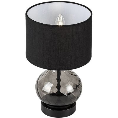 Lampa stołowa 1x25 W czarna-przydymiona 74034 Rabalux Pirelo