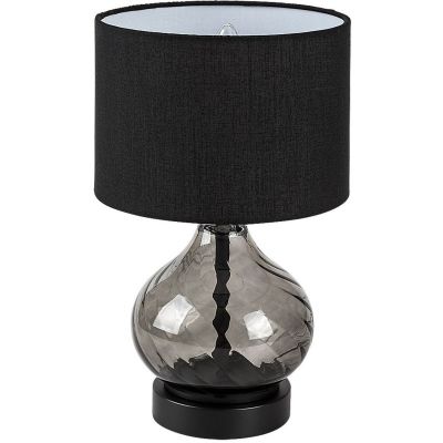 Lampa stołowa 1x25 W czarna-przydymiona 74034 Rabalux Pirelo