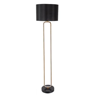 Lampa stojąca 1x60 W czarna-złota 74043 Rabalux Domiro
