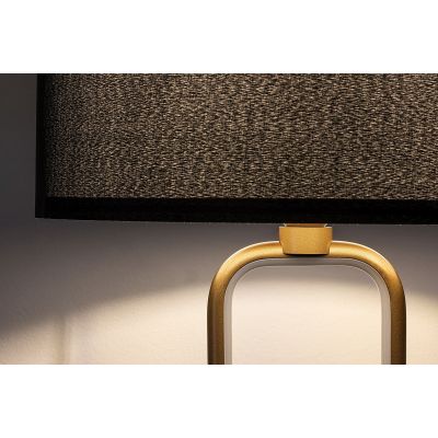 Lampa stojąca 1x60 W czarna-złota 74043 Rabalux Domiro
