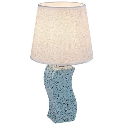 Lampa stołowa 1x40 W niebieska-beżowa 74074 Rabalux Dayami