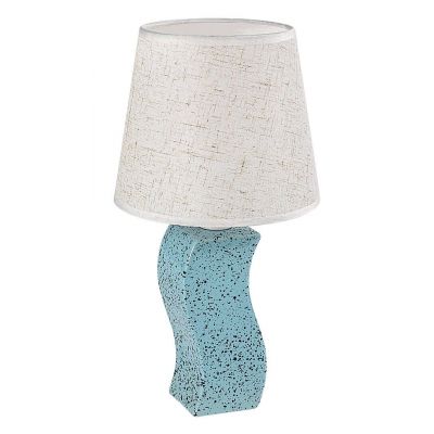 Lampa stołowa 1x40 W niebieska-beżowa 74074 Rabalux Dayami