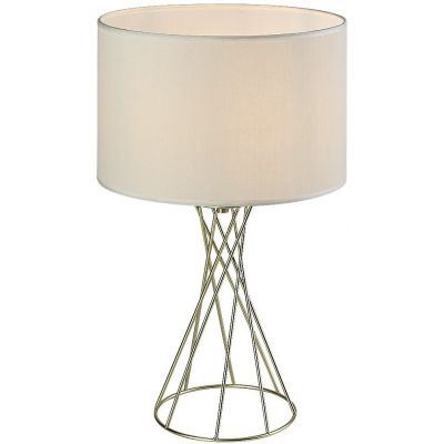 Lampa stołowa 1x40 W złota 74081 Rabalux Nivra