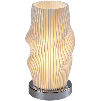 Lampa stołowa 1x25 W biała-chrom 74189 Rabalux Tiana