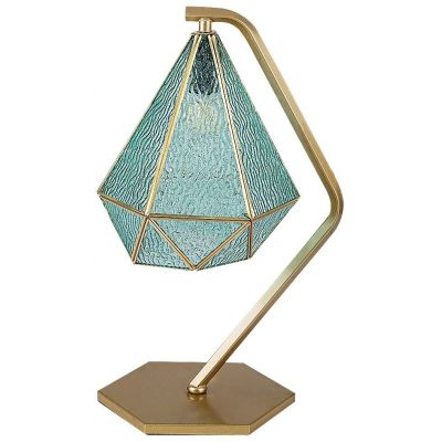 Lampa stołowa 1x40 W złota-niebieska 74200 Rabalux Norah