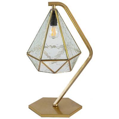 Lampa stołowa 1x40 W przezroczysta-złota 74201 Rabalux Norah