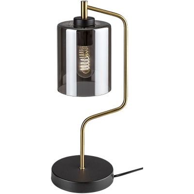 Lampa stołowa 1x40 W czarna-przydymiona 74202 Rabalux Perez