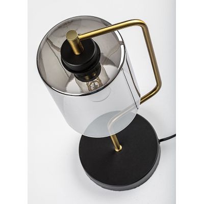 Lampa stołowa 1x40 W czarna-przydymiona 74202 Rabalux Perez