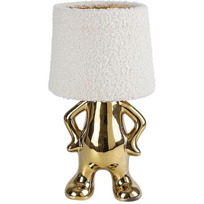 Lampa stołowa 1x40 W złota-kremowa 74215 Rabalux Smurfy