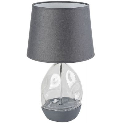 Lampa stołowa 1x40 W przezroczysta-popielata 74228 Rabalux Apolonia