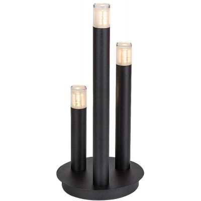 Lampa stołowa 3x5 W czarna-przezroczysta 74365 Rabalux Ramira
