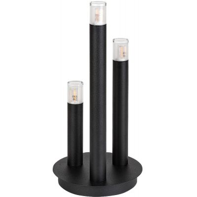 Lampa stołowa 3x5 W czarna-przezroczysta 74365 Rabalux Ramira