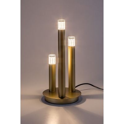 Lampa stołowa 3x5 W przezroczysta-złota 74366 Rabalux Ramira
