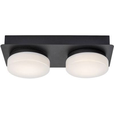 Lampa podsufitowa 2x11 W czarny 75002 Rabalux Attichus