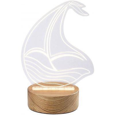 Lampa stołowa 1x2 W przezroczysta 76001 Rabalux Akali