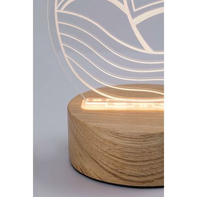Lampa stołowa 1x2 W przezroczysta 76001 Rabalux Akali