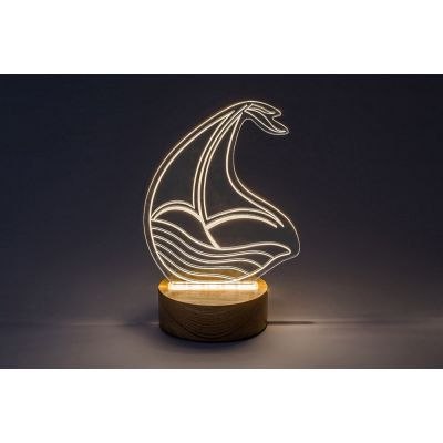 Lampa stołowa 1x2 W przezroczysta 76001 Rabalux Akali