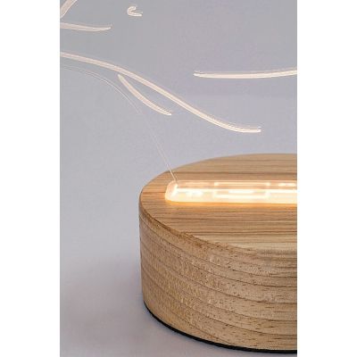 Lampa stołowa 1x2 W przezroczysta 76002 Rabalux Akali