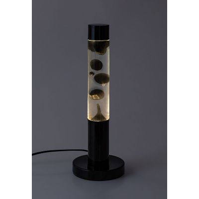 Lampa stołowa 1x25 W czarna-przezroczysta 76027 Rabalux Lavastic