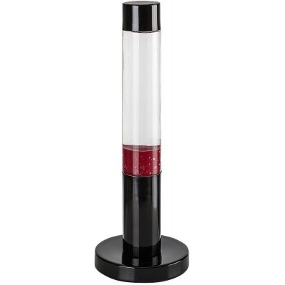 Lampa stołowa 1x25 W czarna-przezroczysta-czerwona 76028 Rabalux Lavastic