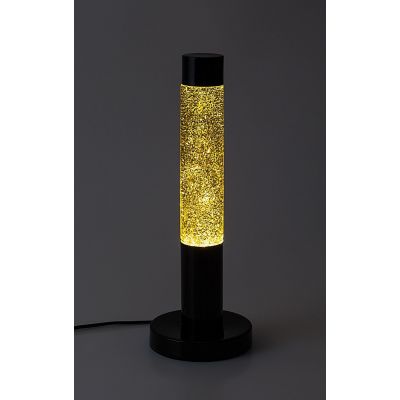 Lampa stołowa 1x25 W czarna-przezroczysta-złota 76029 Rabalux Lavastic