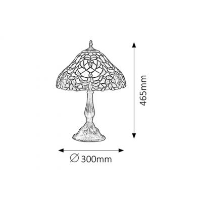 Lampa stołowa 1x60 W multikolor 8090 Rabalux Mirella