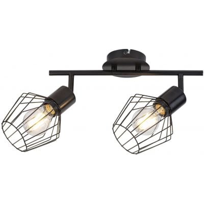 Lampa podsufitowa 2x40 W czarna 3535 Rabalux Belano