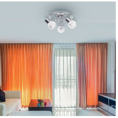 Lampa podsufitowa 3x40 W chrom-przezroczysta 6093 Rabalux Lauren