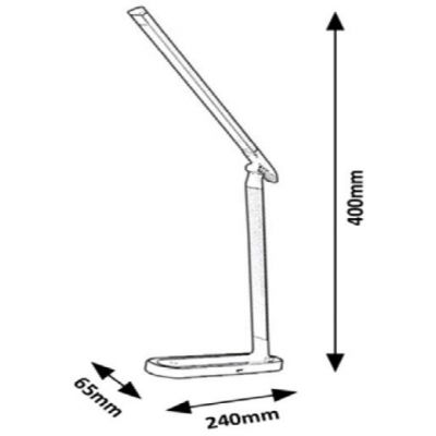 Lampa biurkowa 1x7 W czarna 3350 Rabalux Misha
