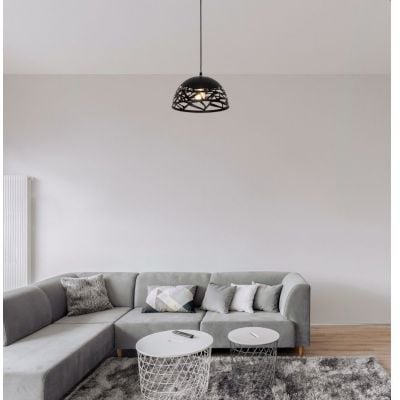 Lampa wisząca 1x60 W czarna 5086 Rabalux Norena