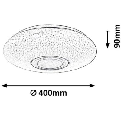 Plafon 1x24 W biały 3509 Rabalux