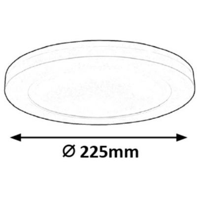 Plafon 1x18 W biały 1491 Rabalux