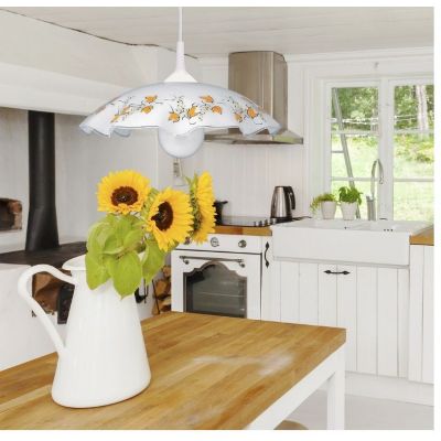 Lampa wisząca 1x60 W biała-wzór 4782 Rabalux Vino